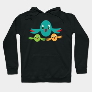Colourful Sparrows Hoodie